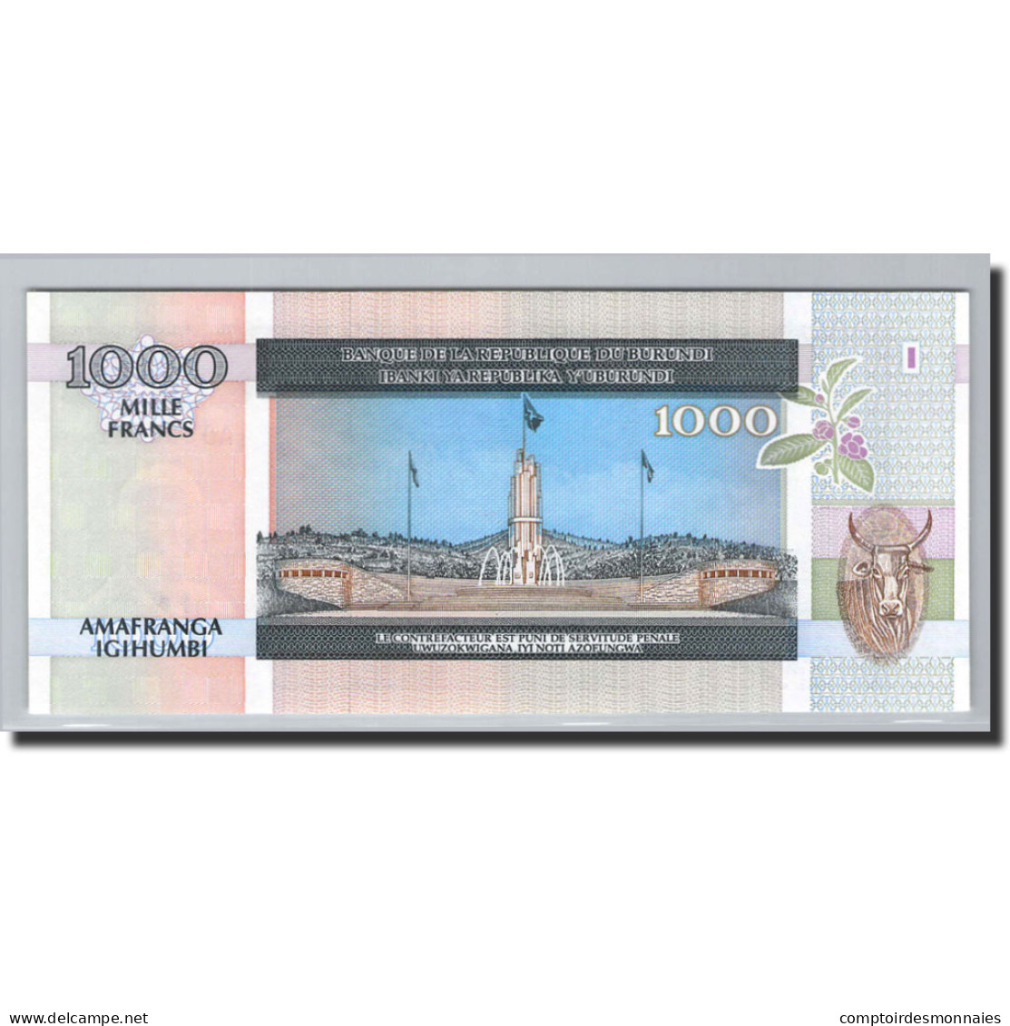 Billet, Burundi, 1000 Francs, 1994, 1994-05-19, KM:39a, NEUF - Burundi