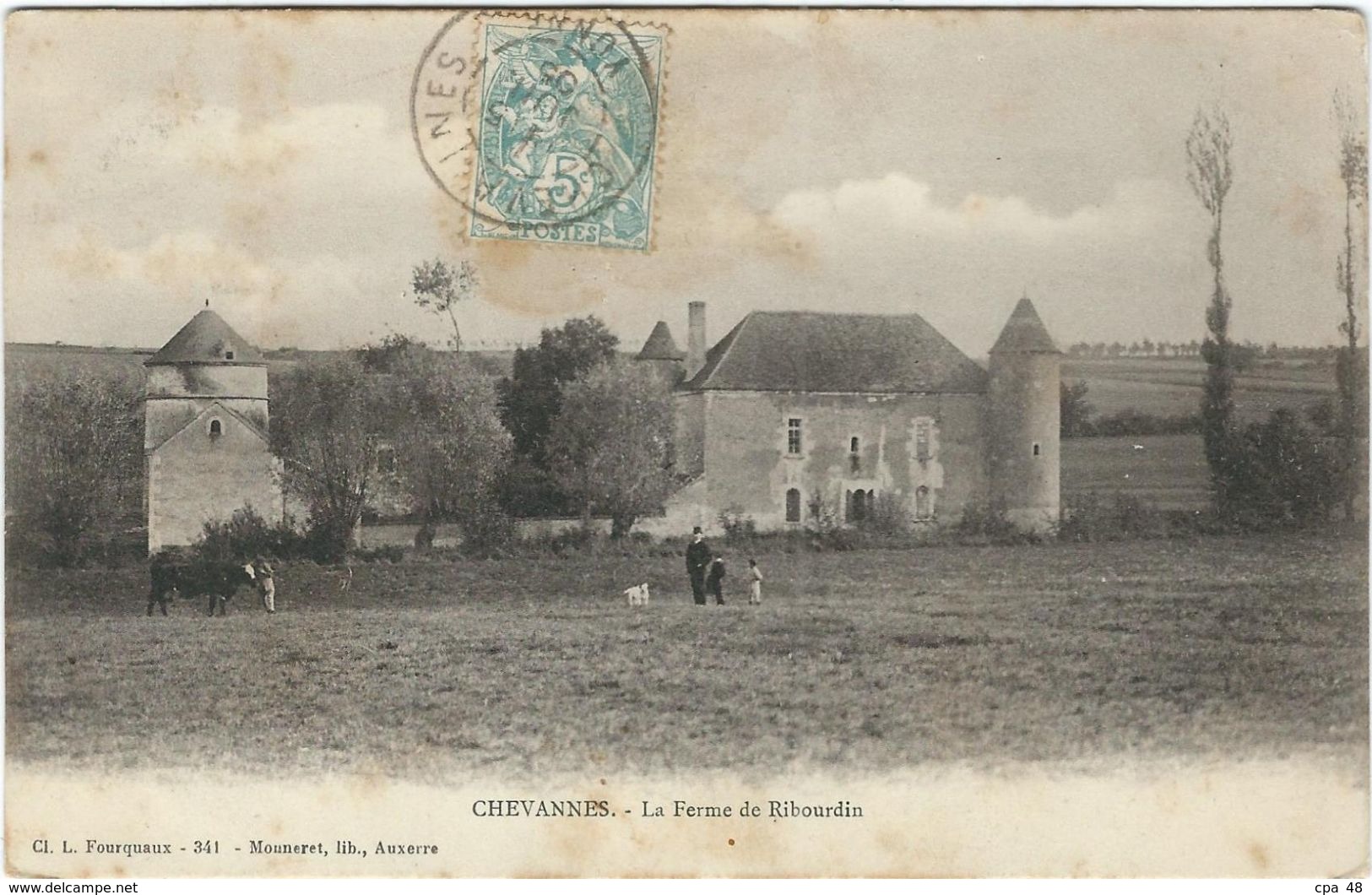 Yonne : Chevannes, La Ferme De Ribourdin - Chevannes