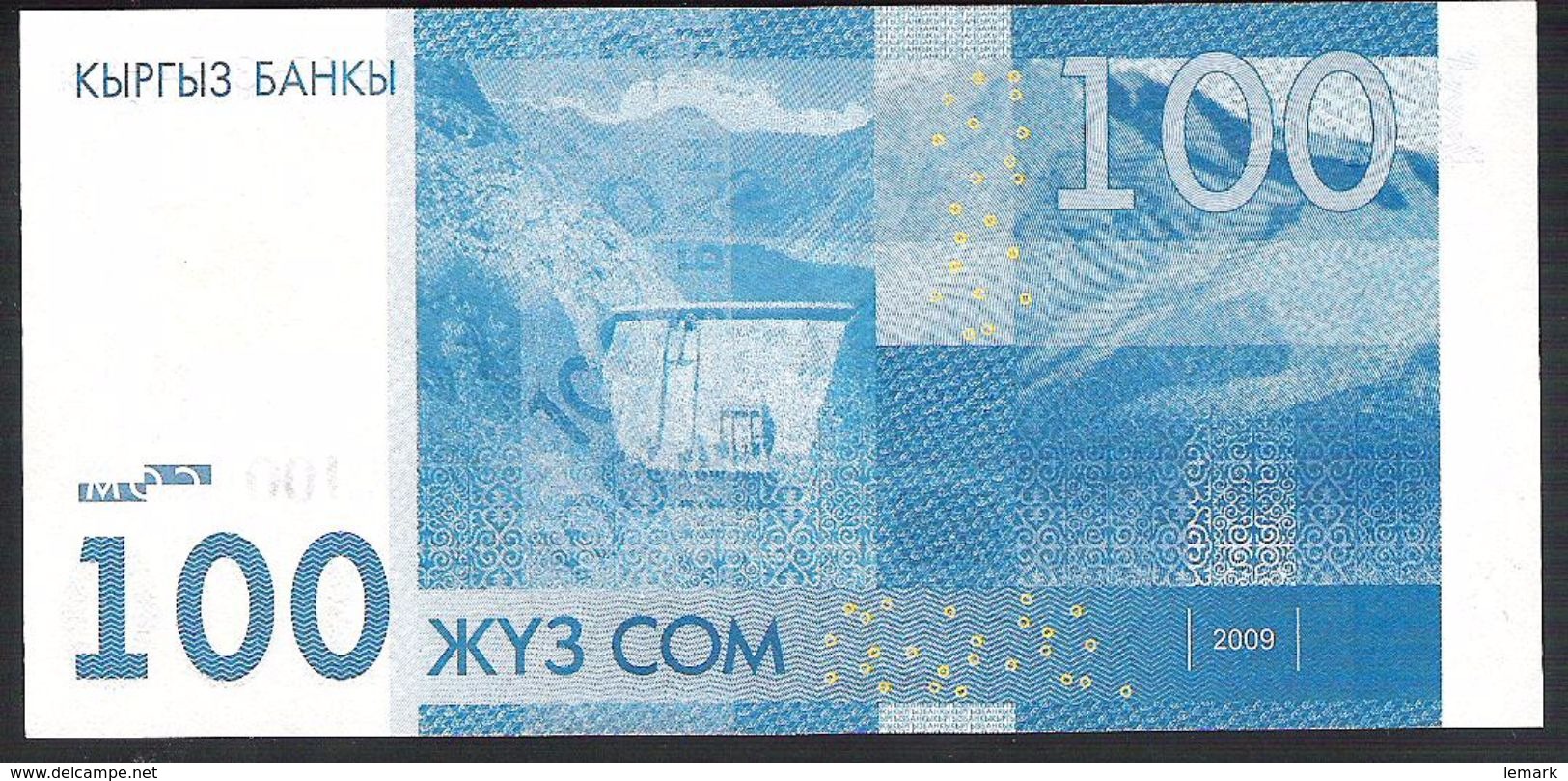 Kyrgyzstan 100 Som 2009 P26 UNC - Kirgizïe