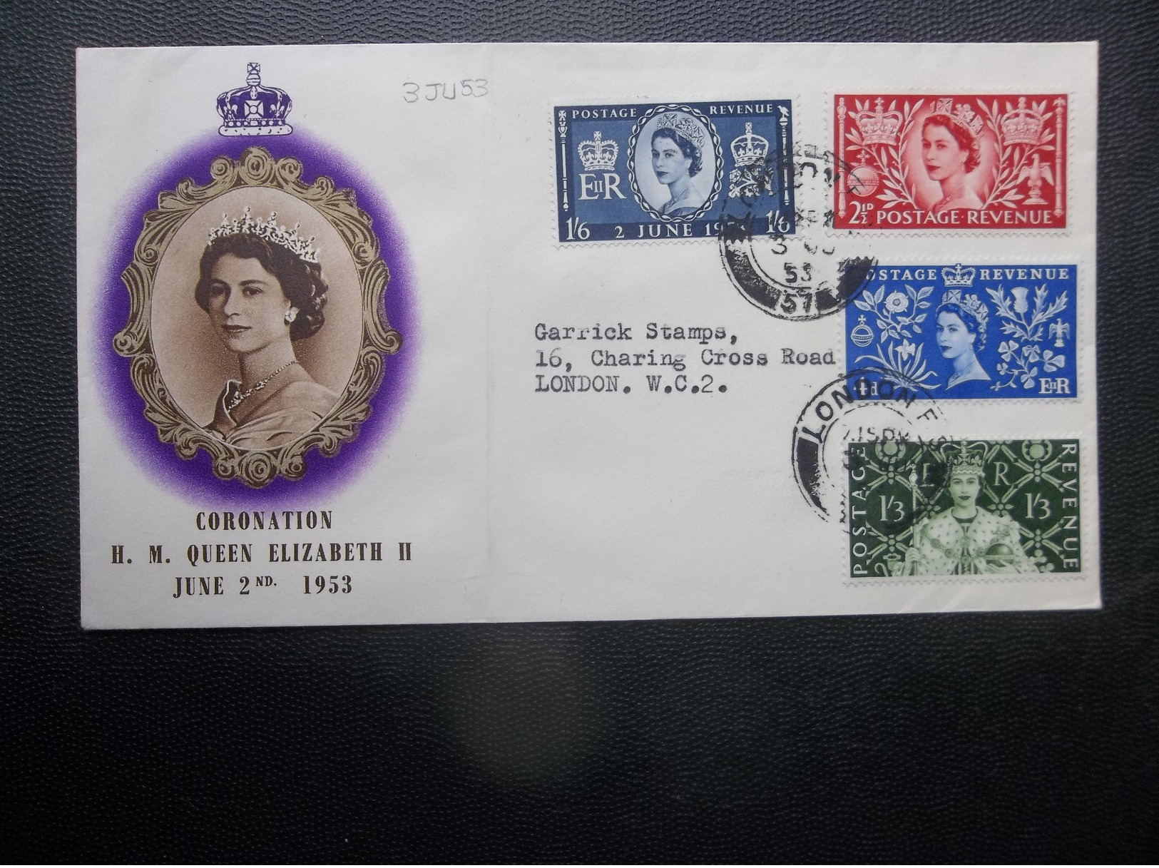 Great Britain: 1953 Cover To London (#JT6) - 1952-1971 Pre-Decimal Issues