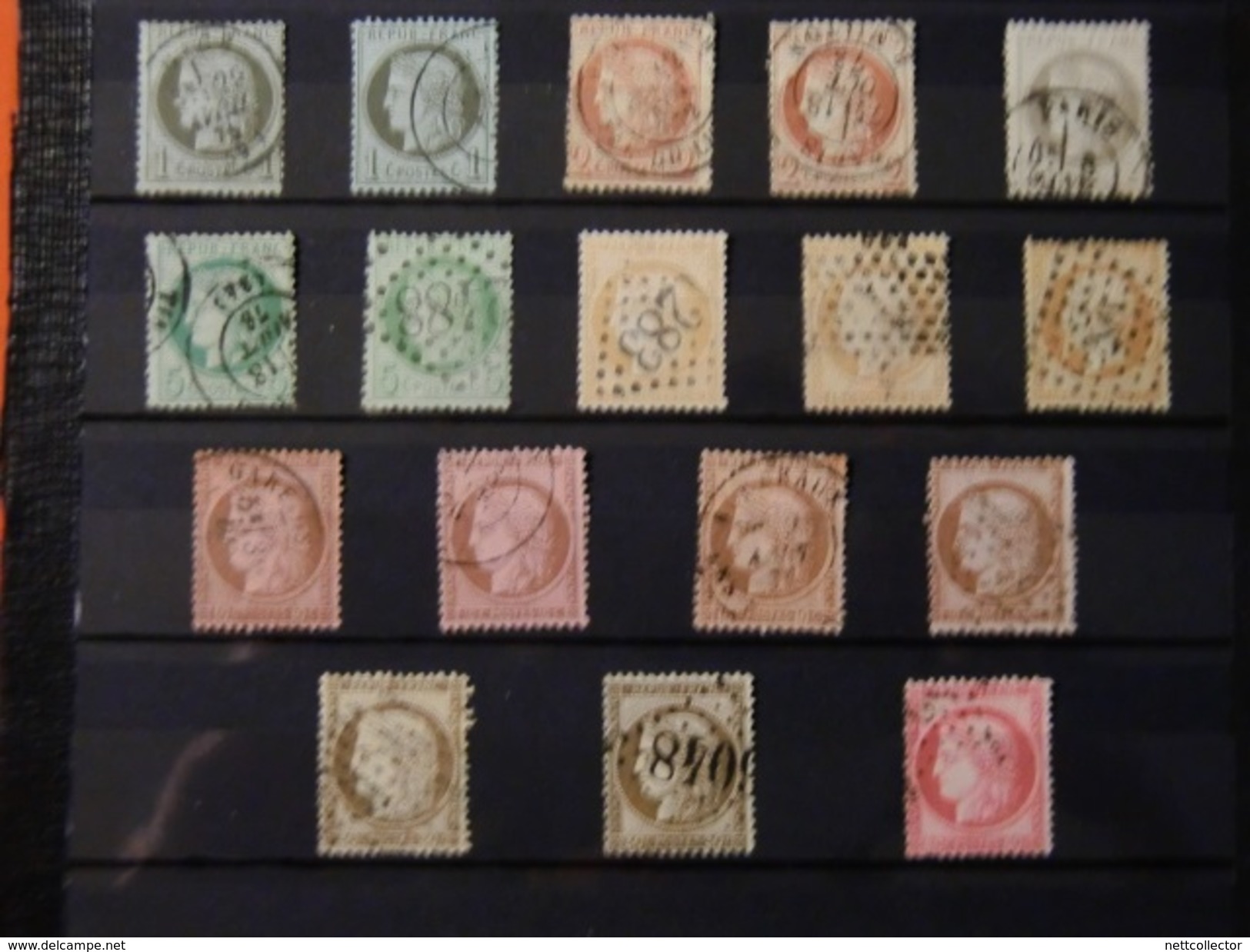 FRANCE RARISSIME COLLECTION 1849/1900 OBLIT. & NEUVE B/TB