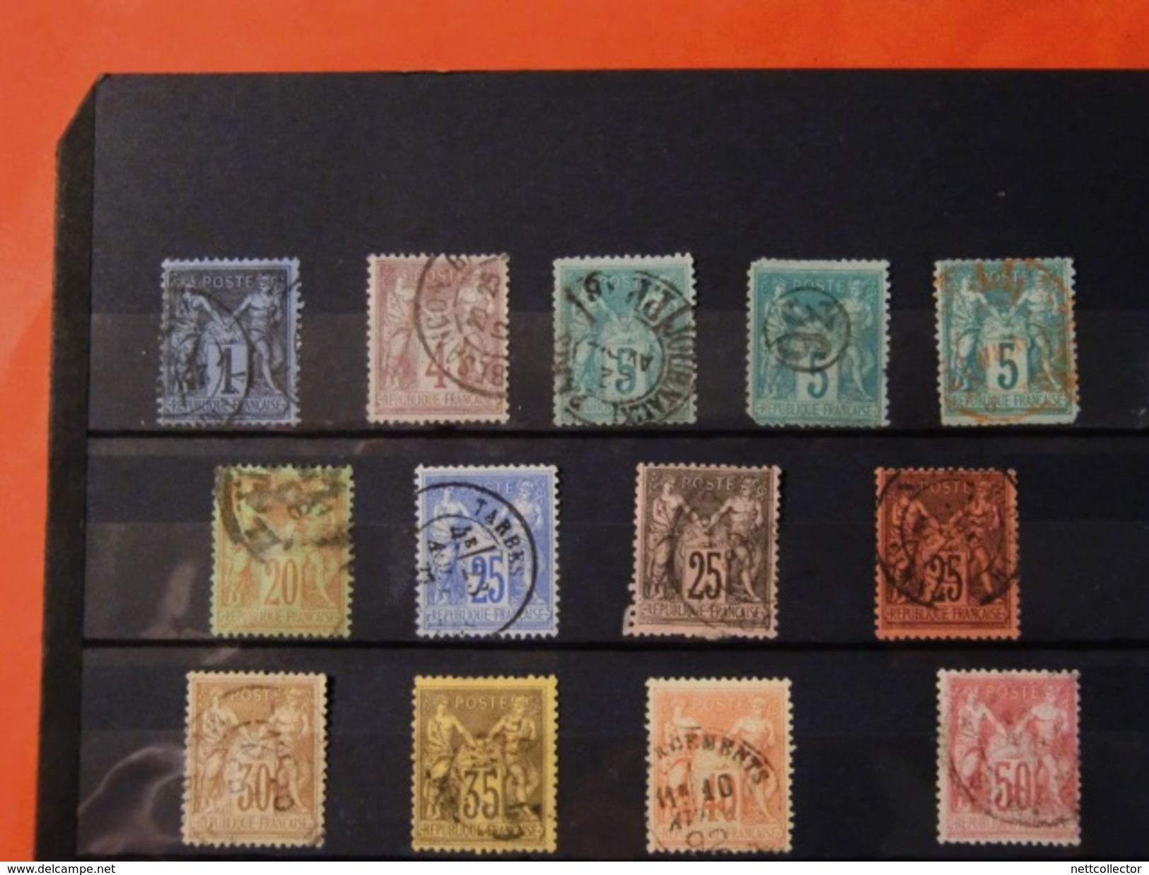 FRANCE RARISSIME COLLECTION 1849/1900 OBLIT. & NEUVE B/TB