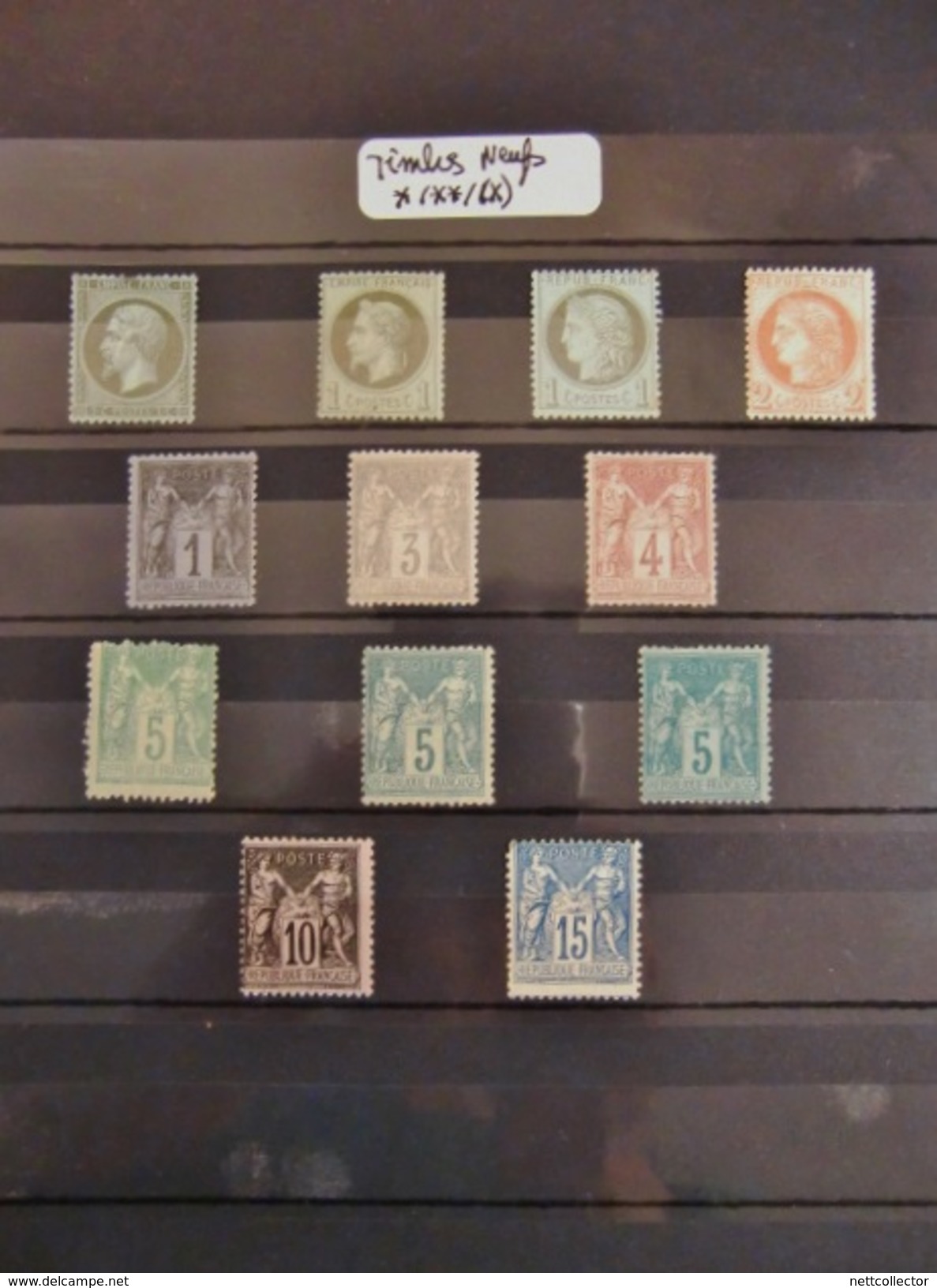 FRANCE RARISSIME COLLECTION 1849/1900 OBLIT. & NEUVE B/TB