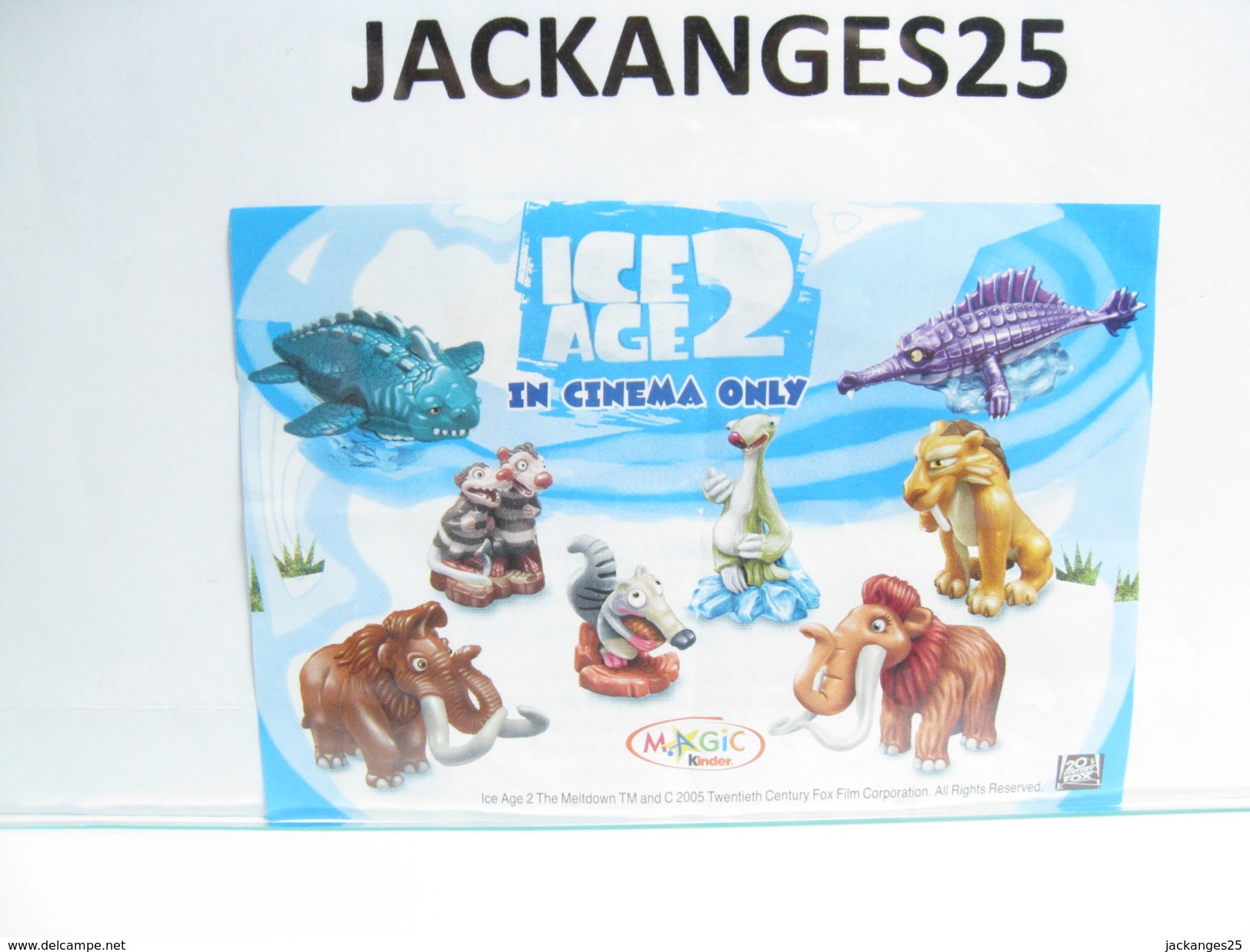 KINDER ICE AGE 2 AGE GLACE 2 MAMMY MAMMUT  MPG  S 356  2006   + BPZ + NOTICE DE MONTAGE - Famiglie