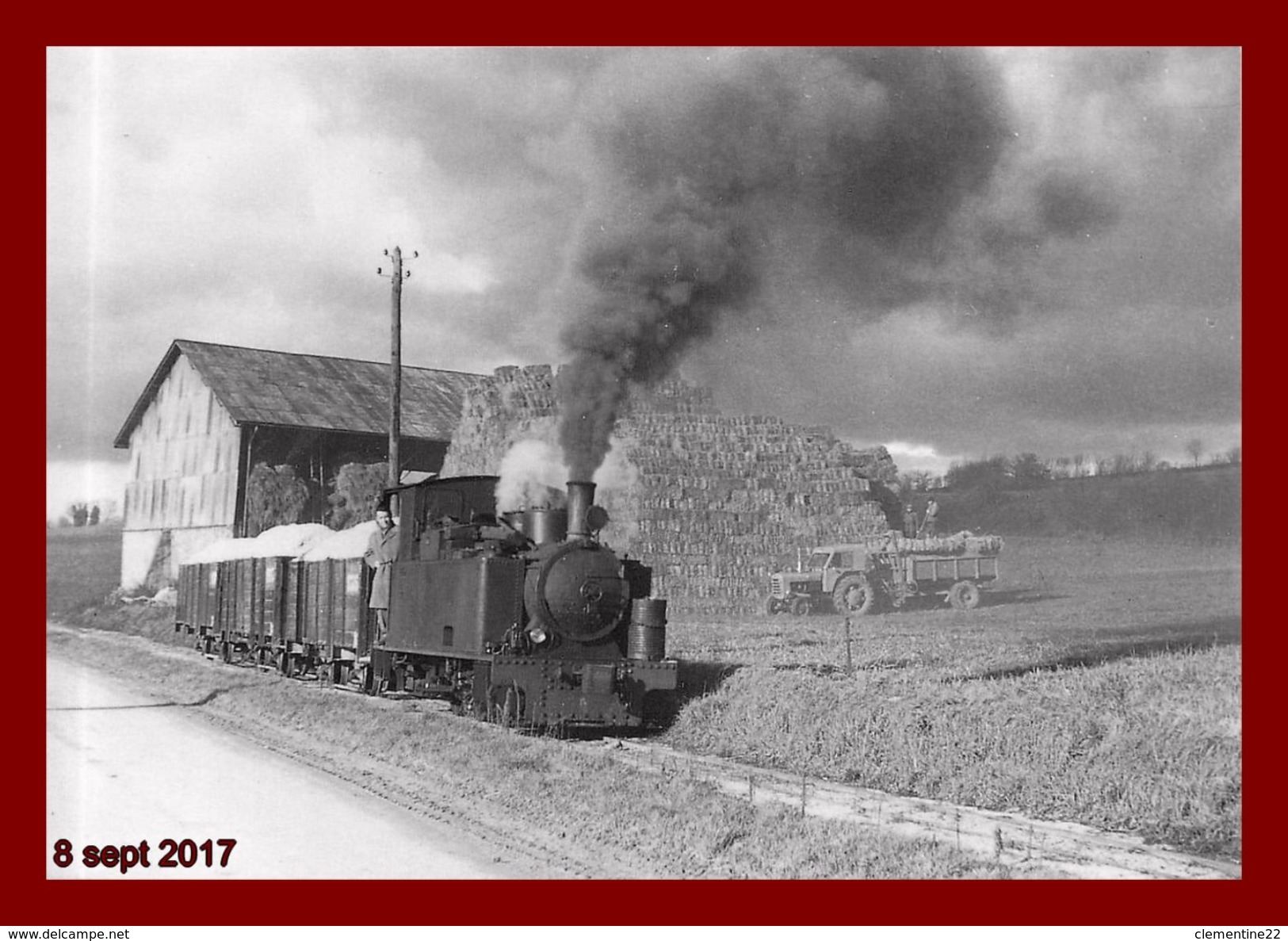 Chemin De Fer De L'aine  -  N°556 Sucrerie D'oeuilly Maizy  ( Scan Recto Et Verso ) - Trains