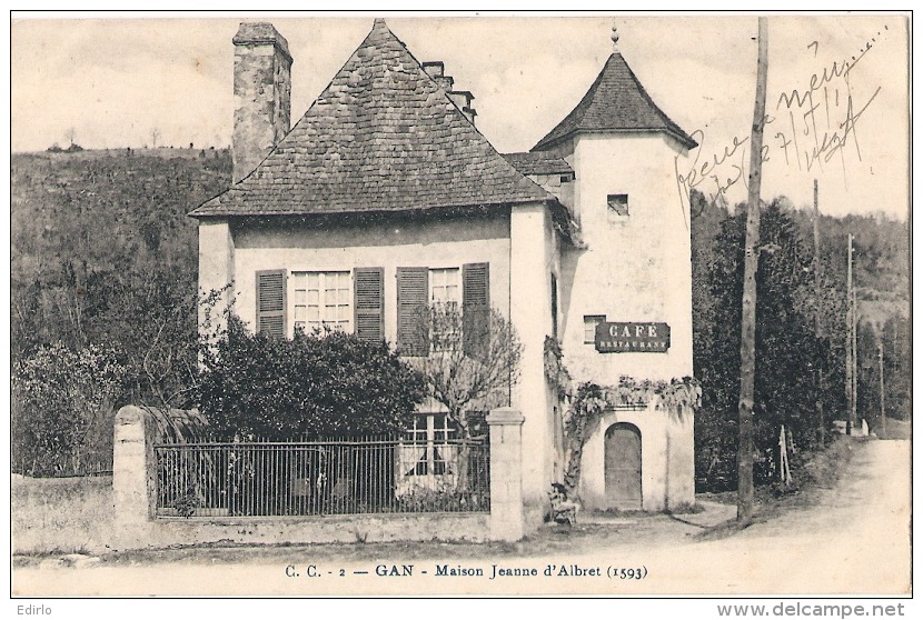 --- 64 ----  GAN Maison Jeanne D'Albret - écrite TTB - Altri & Non Classificati