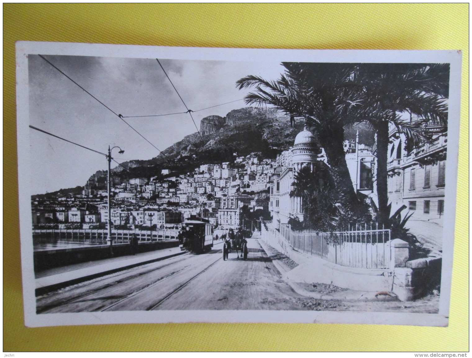 Monte Carlo ; Carte Photo ; La Montee Du Casino Tramway - Monte-Carlo