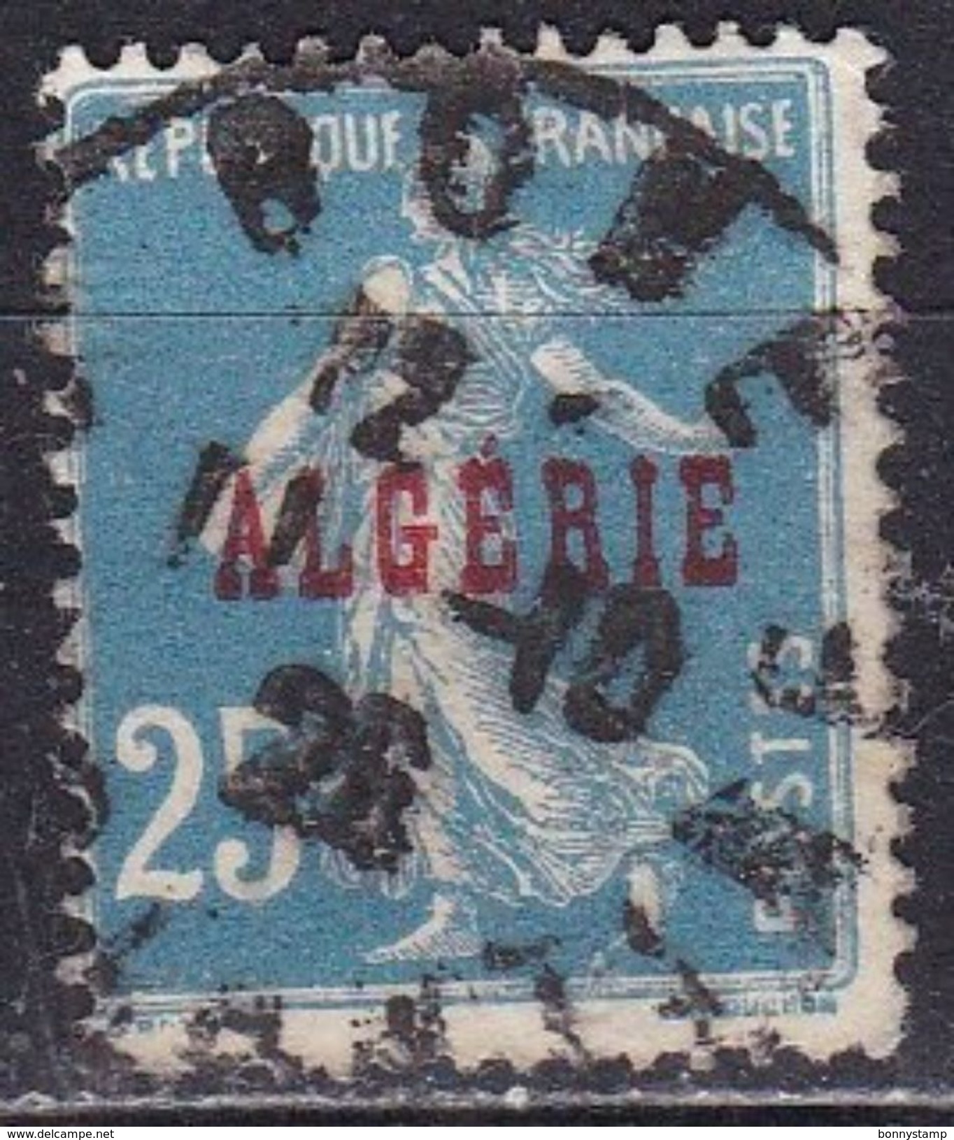 Algeria, 1924/1926 - 25c Sower - Nr.13 Usato° - Algeria (1962-...)