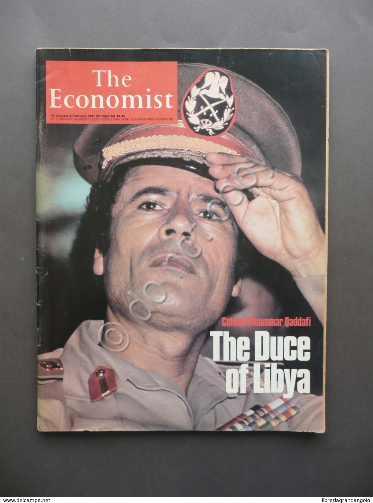 The Economist 31 Gennaio - 6 Febbraio 1981 Muammar Gheddafi The Duce Of Libya - Non Classificati