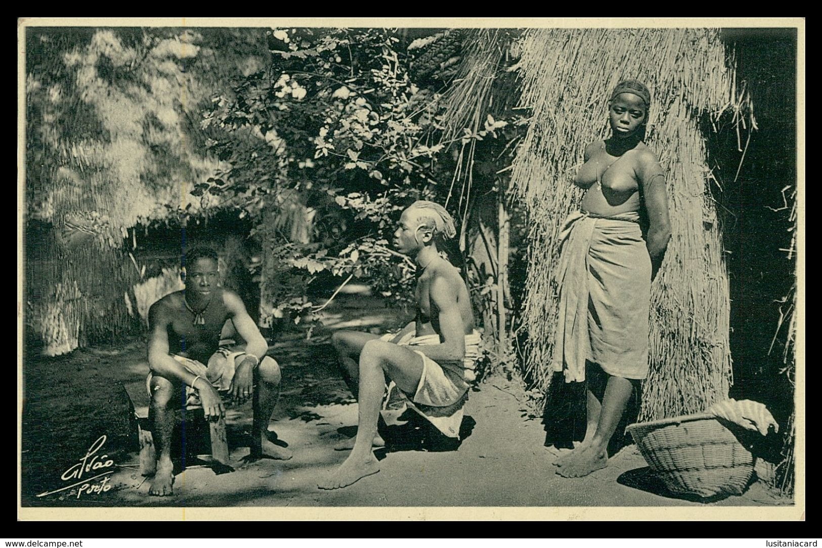 GUINÉ  -EXPOSIÇÕES - Rosinha O Sucesso Feminino ( Ed. 1ª Exposição Colonial Portugueza Nº 44/ Foto Alvão) Carte Postale - Guinea-Bissau