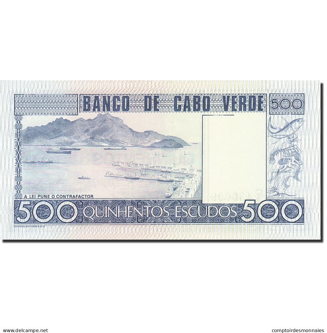 Billet, Cape Verde, 500 Escudos, 1977, 1977-01-20, KM:55a, NEUF - Kaapverdische Eilanden