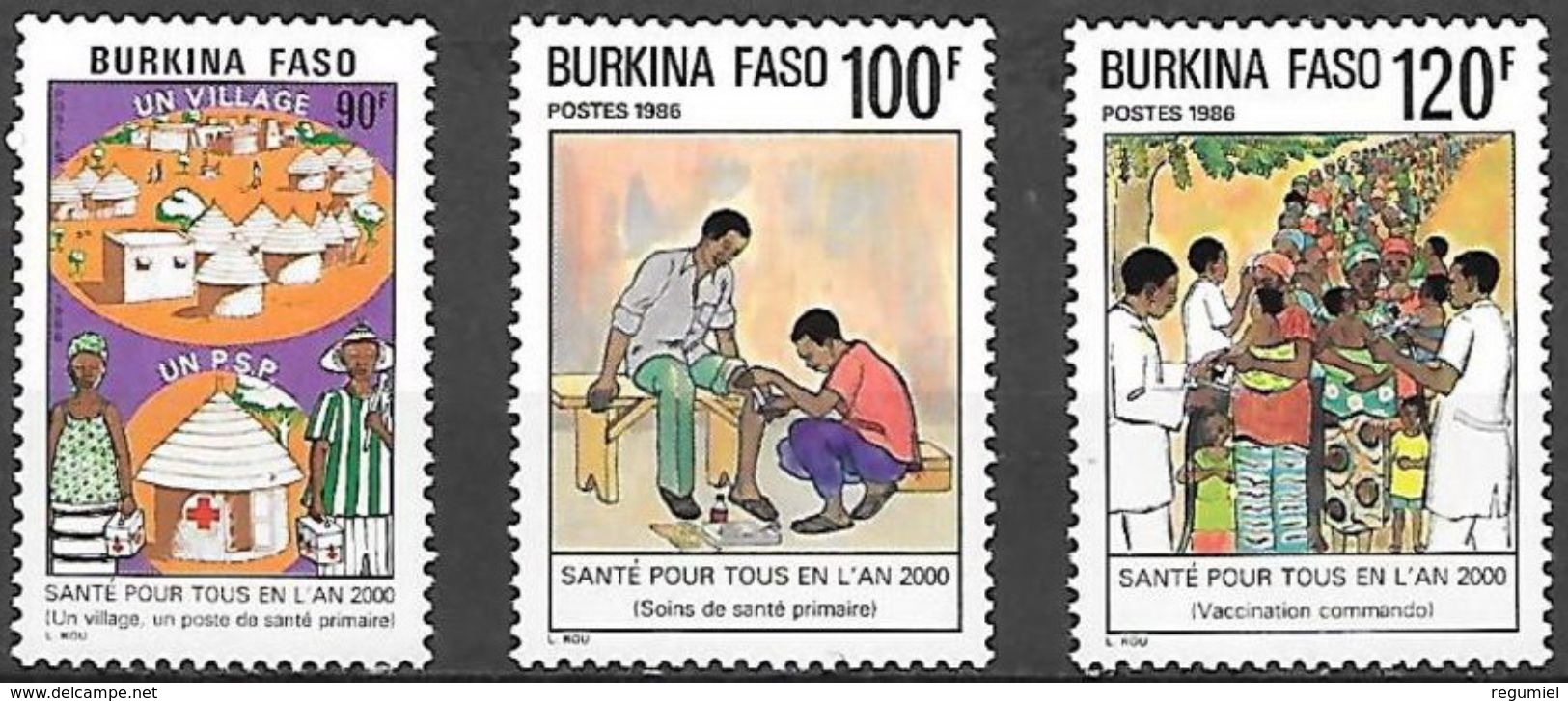 Burkina Faso 697/699 ** MNH. 1986 - Burkina Faso (1984-...)