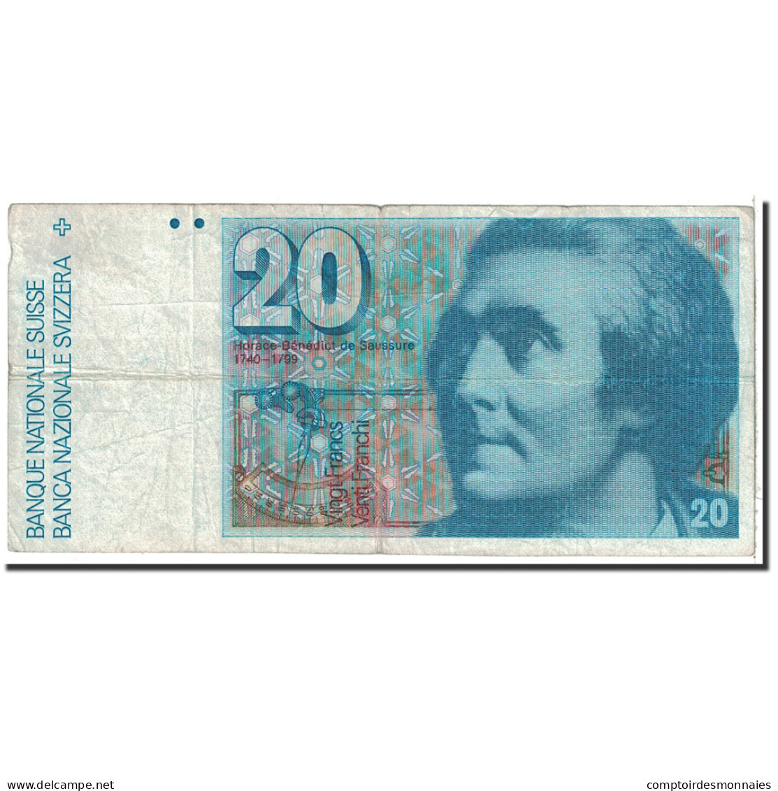 Billet, Suisse, 20 Franken, 1981, Undated, KM:55c, TB - Switzerland