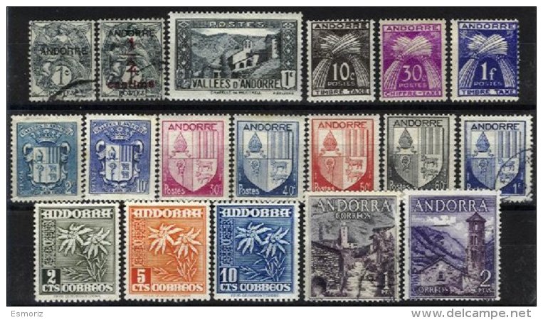 ANDORRA, Colecção/Collection, 1930s/50s - Collections