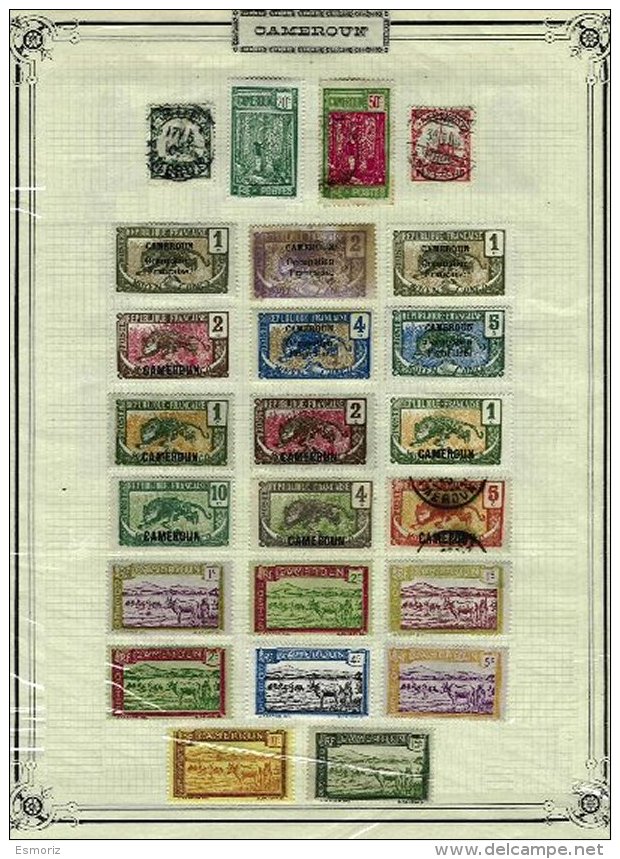 CAMEROUN, Colecção/Collection, 1890s/1960s - Neufs