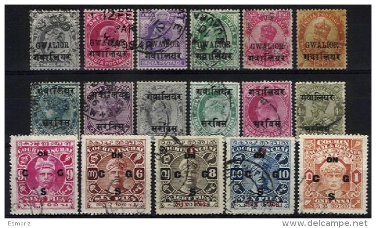 INDIAN STATES, GWALIOR, Collection - Gwalior