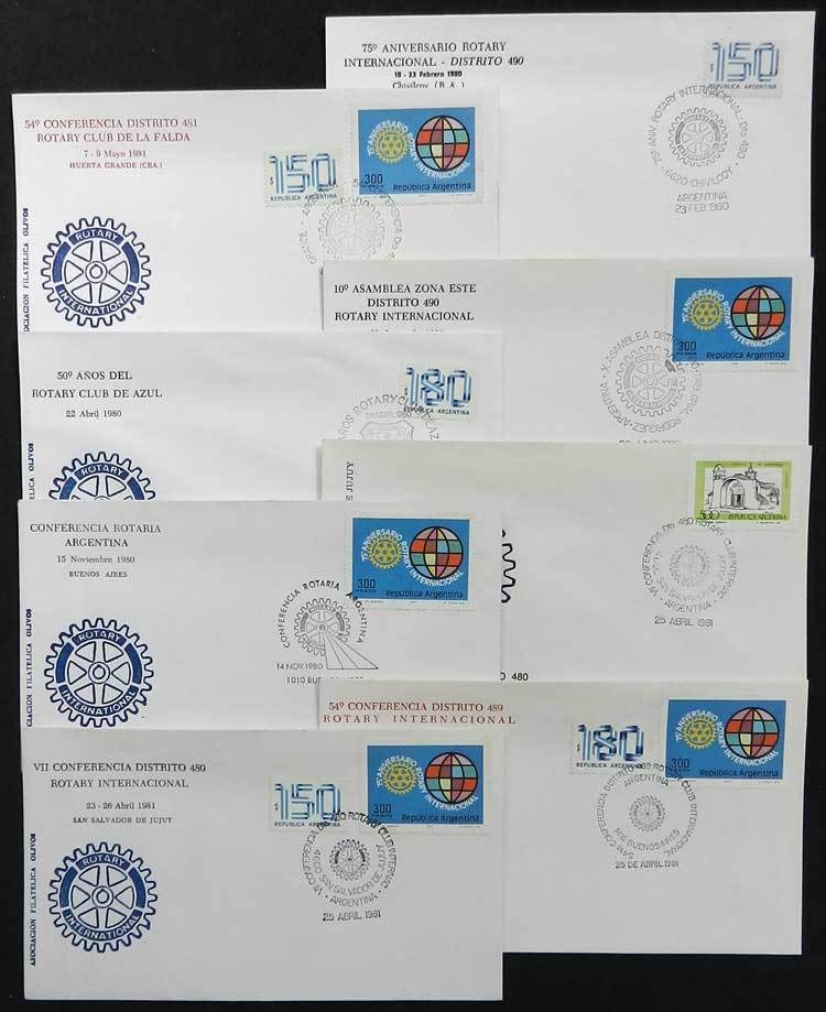 TOPIC ROTARY Topic Rotary: 29 Covers With Stamps Or Special Postmarks, VF! - Rotary, Club Leones