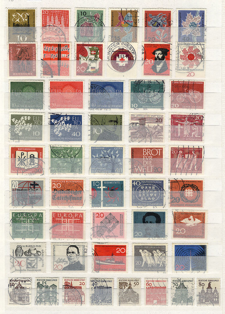 GERMANY 48-Page Stockbook Full Of Stamps Of All Periods, The Catalogue Value Is - Otros & Sin Clasificación