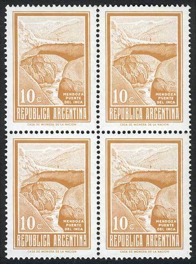 ARGENTINA GJ.1541B, 1970/3 10c. Cuesta De Zapata With Casa De Moneda Watermark, - Andere & Zonder Classificatie