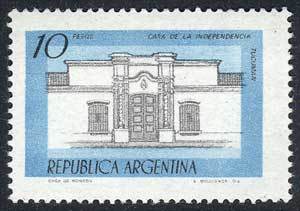 ARGENTINA GJ.1780A, 1977/9 10P. House Of Tucuman, Printed On Fluorescent Unsurf - Andere & Zonder Classificatie