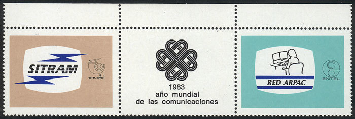 ARGENTINA GJ.2084a + 2085a, 1983 SITRAM And ARPAC (telecommunications, Electron - Andere & Zonder Classificatie
