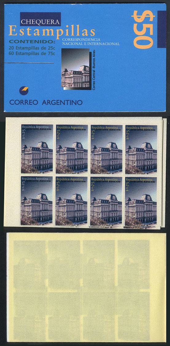 ARGENTINA UNCATALOGUED Booklet: GJ.2834/5, 1997 Central Post Office, Self-adhes - Andere & Zonder Classificatie