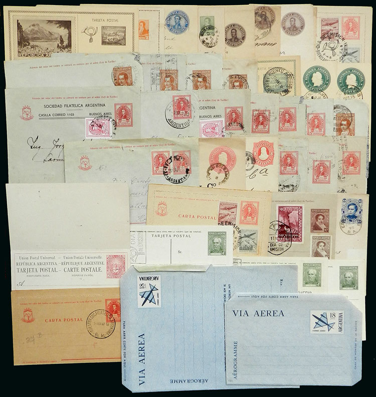 ARGENTINA 38 Varied Postal Stationeries, Very Fine General Quality, Low Start! - Postwaardestukken