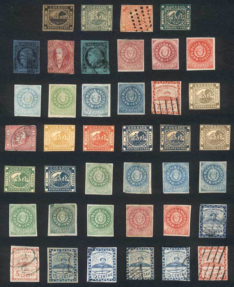 ARGENTINA Lot Of 10 Classic Stamp FORGERIES, Some Very Well Made, Very Interest - Verzamelingen & Reeksen