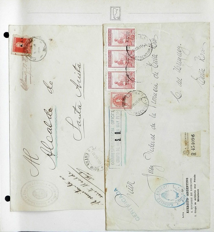 ARGENTINA Album With A Number Of Covers And Postcards (first Flights, Special F - Verzamelingen & Reeksen