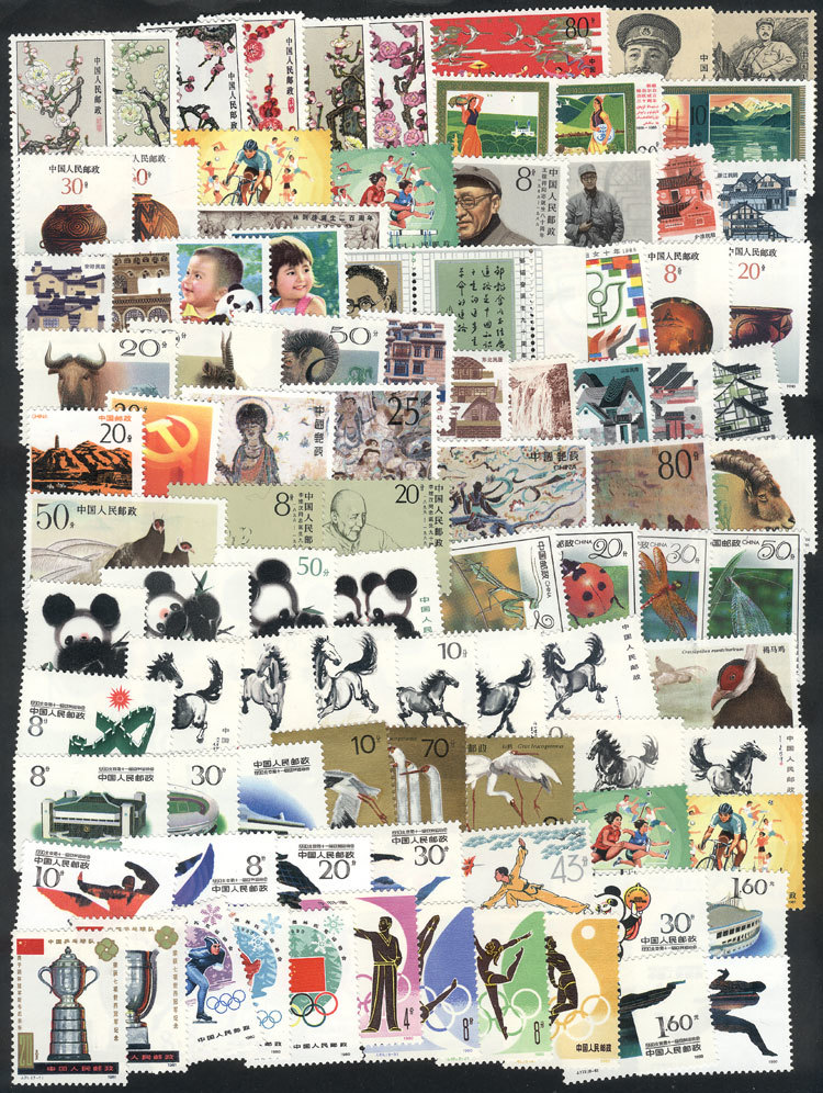 CHINA Large Amount Of Modern Stamps, Complete Sets And Souvenir Sheets, All MNH - Andere & Zonder Classificatie