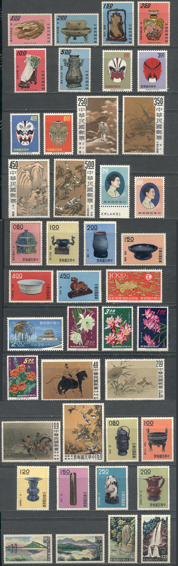 CHINA - TAIWAN Interesting Lot Of Sets And Souvenir Sheets, VERY THEMATIC, Mint - Andere & Zonder Classificatie