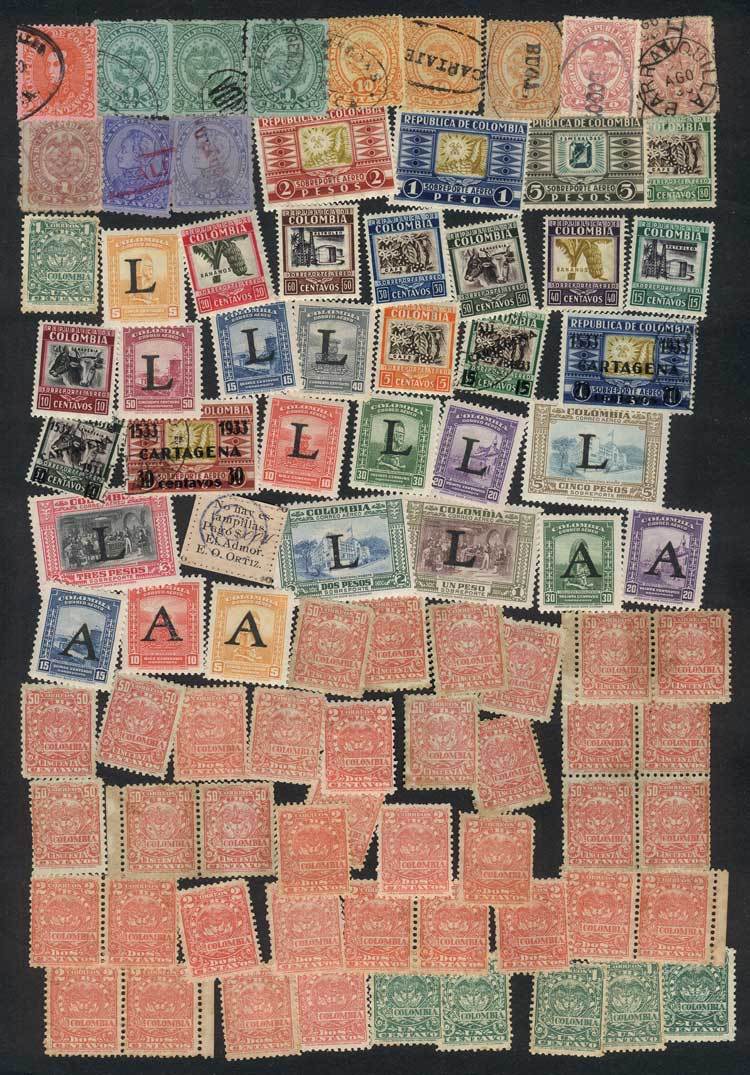 COLOMBIA Lot Of Used And Mint Stamps Of Various Periods, Fine General Quality ( - Colombia