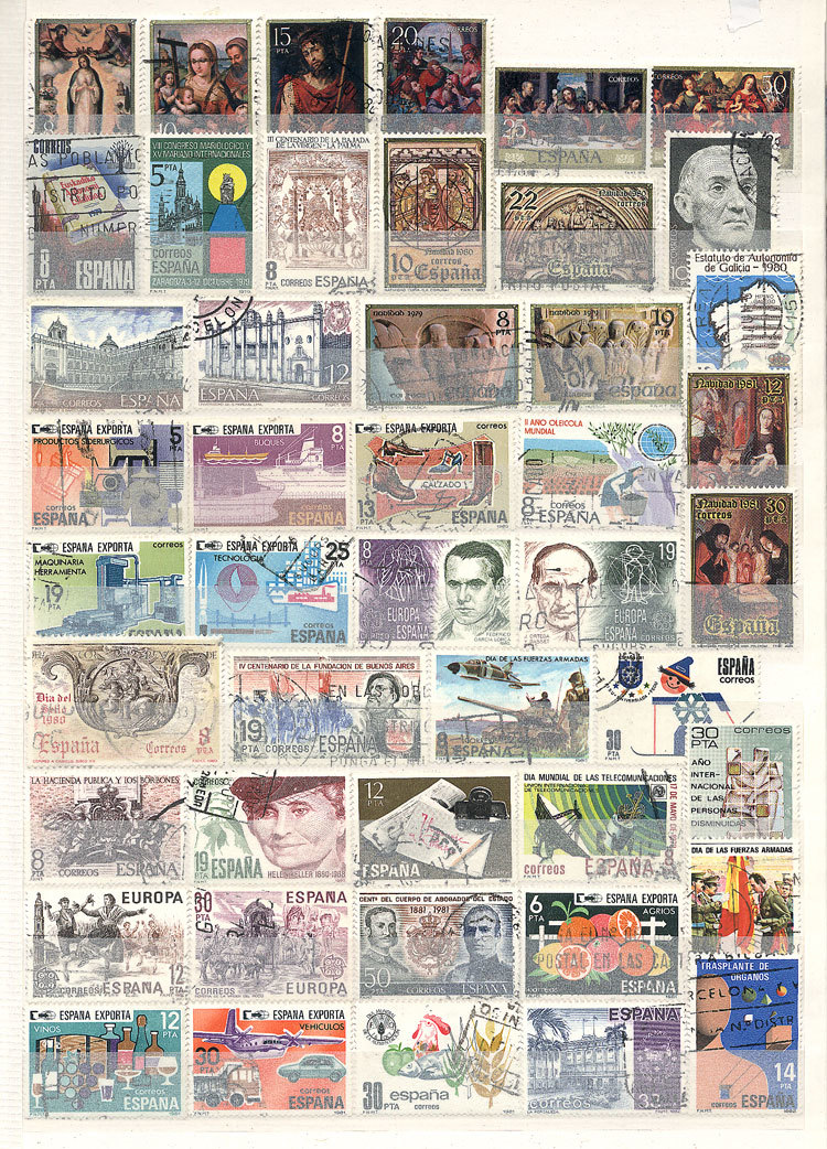 SPAIN 64-Page Stockbook Full Of Stamps Of All Periods, The Catalog Value Is Sur - Andere & Zonder Classificatie