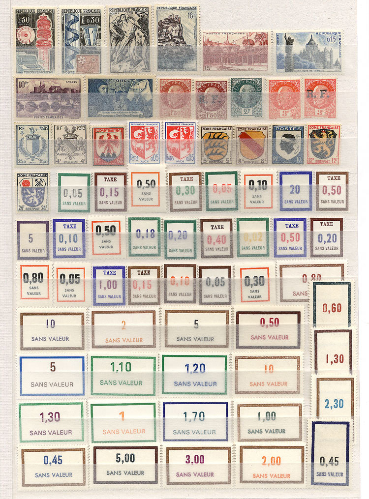 FRANCE 48-Page Stockbook Full Of Stamps Of All Periods Of France + Other Europe - Andere & Zonder Classificatie