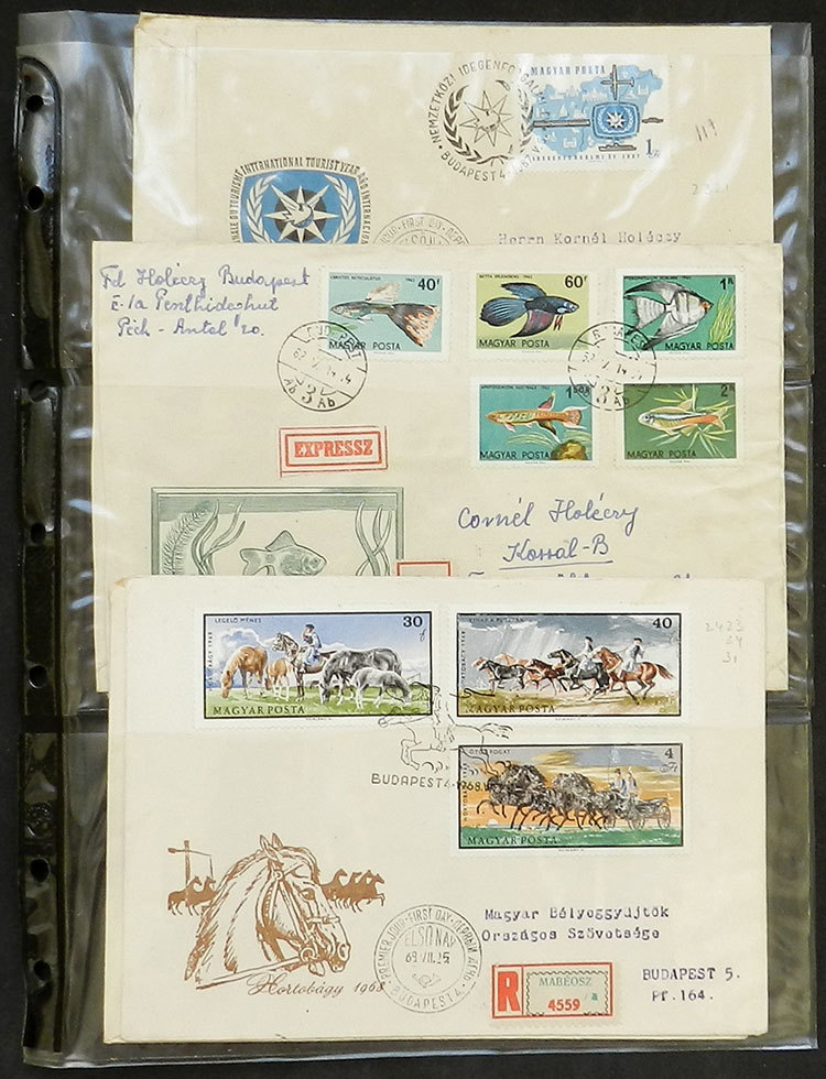 HUNGARY More Than 140 First Day Covers, Very Thematic, Fine To Very Fine Genera - Andere & Zonder Classificatie