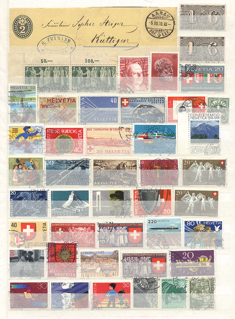 SWITZERLAND + NETHERLANDS + BELGIUM 48-Page Stockbook Full Of Stamps Of All Per - Andere & Zonder Classificatie