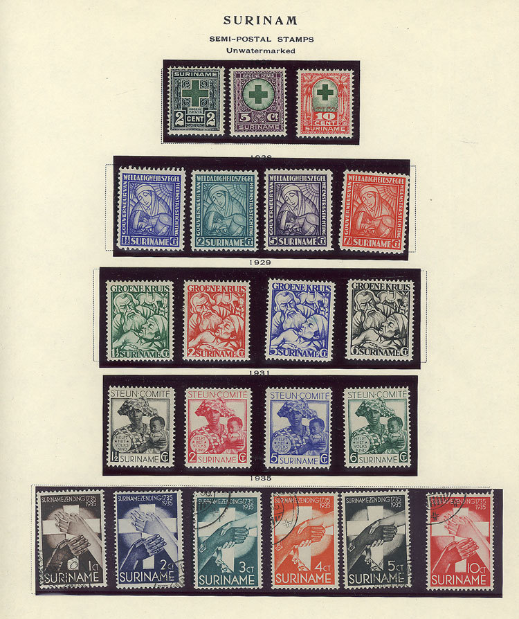 SURINAM Collection On Pages, Including Some Good Sets And Other More Modern And - Suriname
