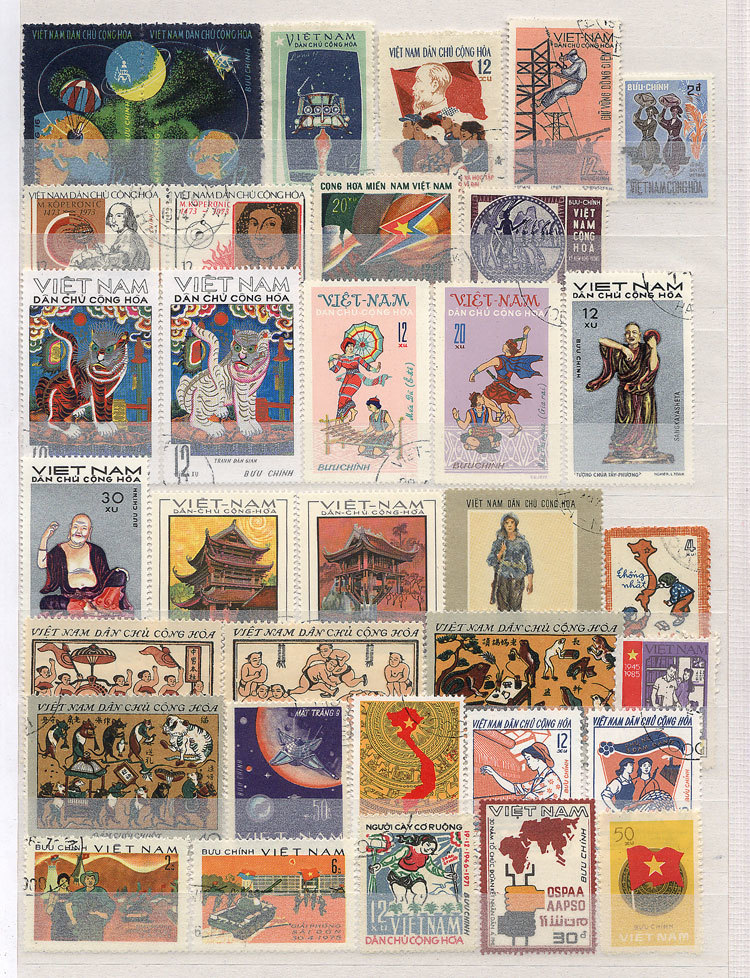 VIETNAM 48-Page Stockbook Full Of Stamps Of All Periods Of Vietnam, Israel, Tur - Vietnam