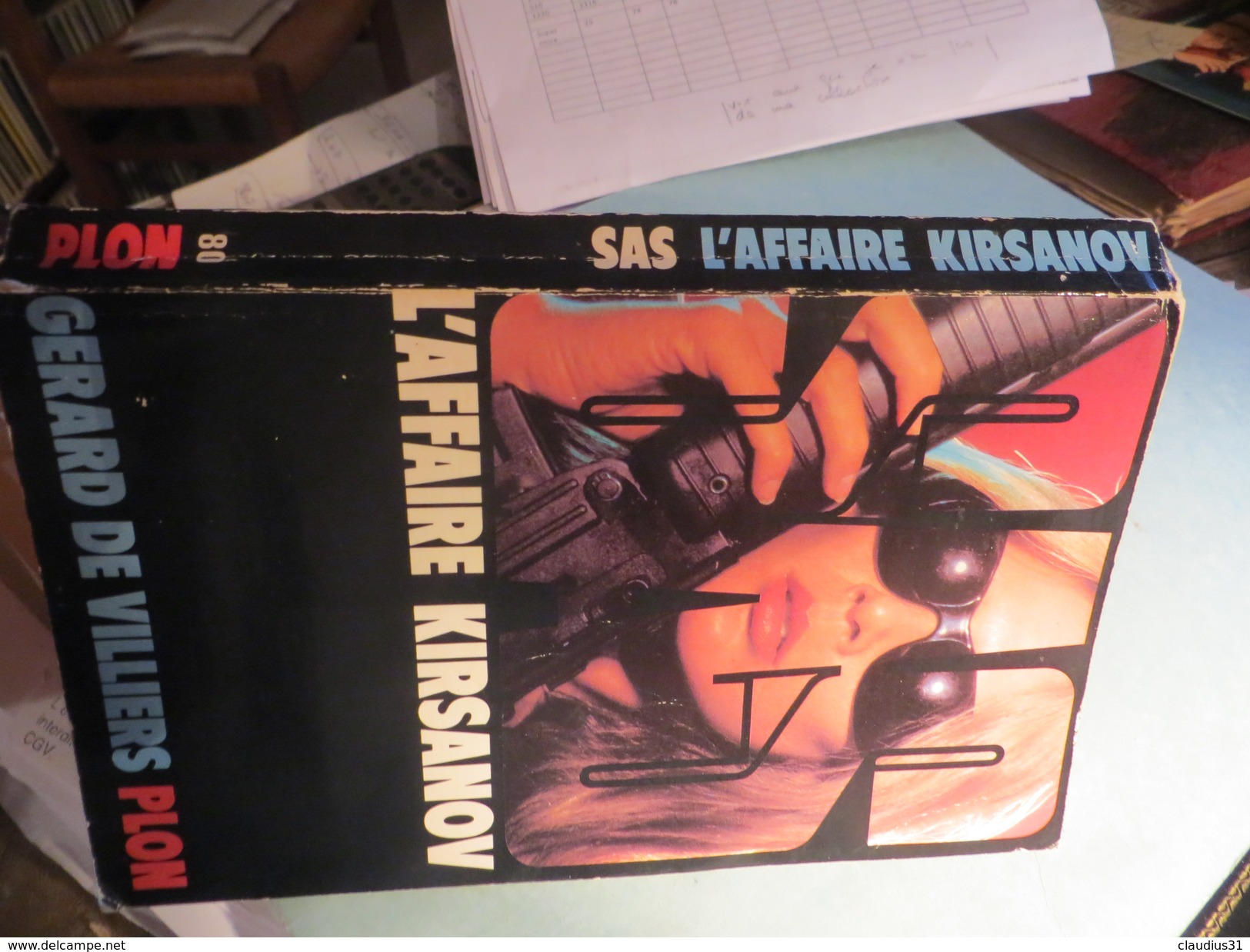 SAS N°80 L'affaire Kirsanov  Gérard De Villiers - Gerard De Villiers