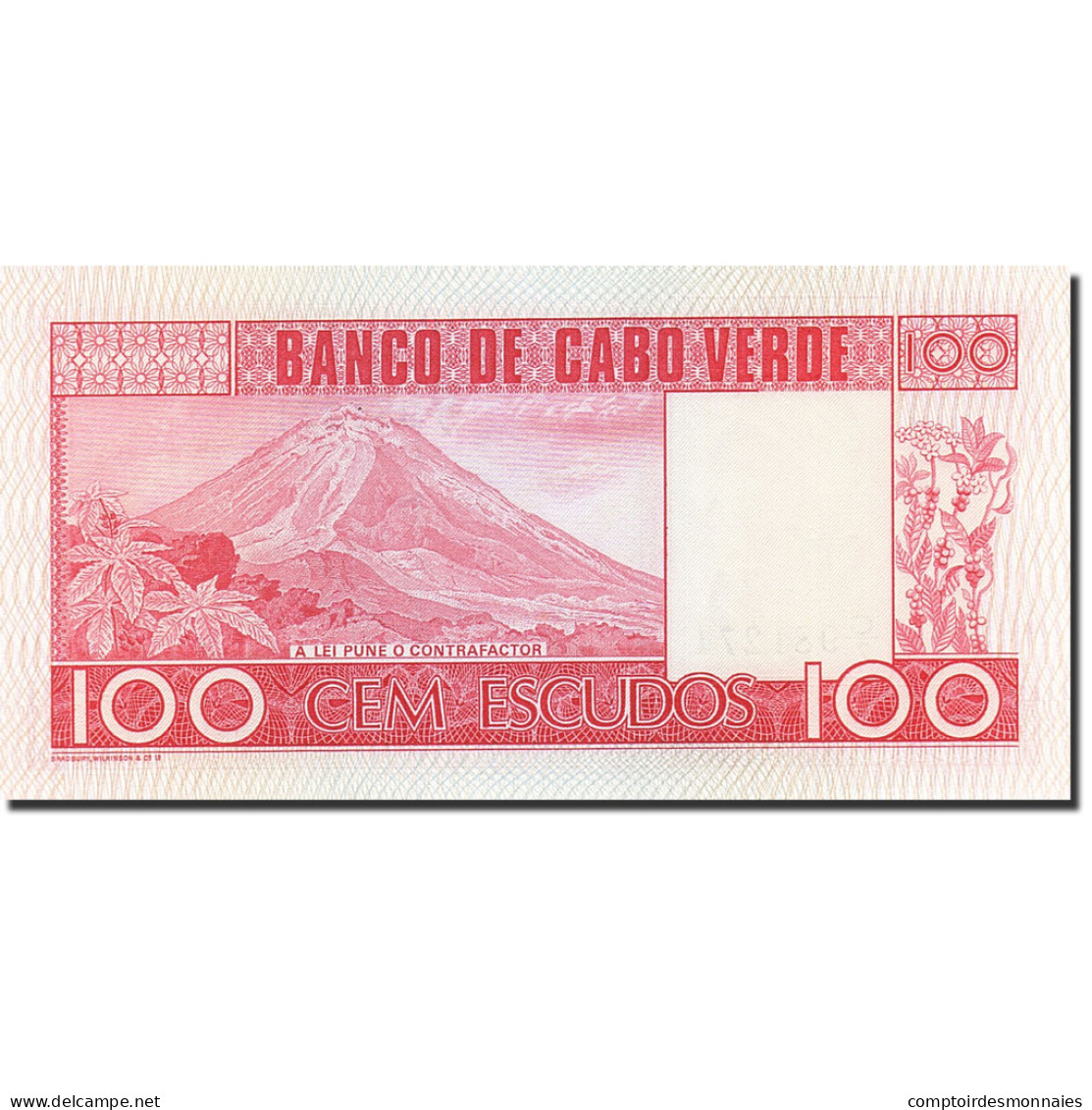 Billet, Cape Verde, 100 Escudos, 1977, 1977-01-20, KM:54a, NEUF - Capo Verde