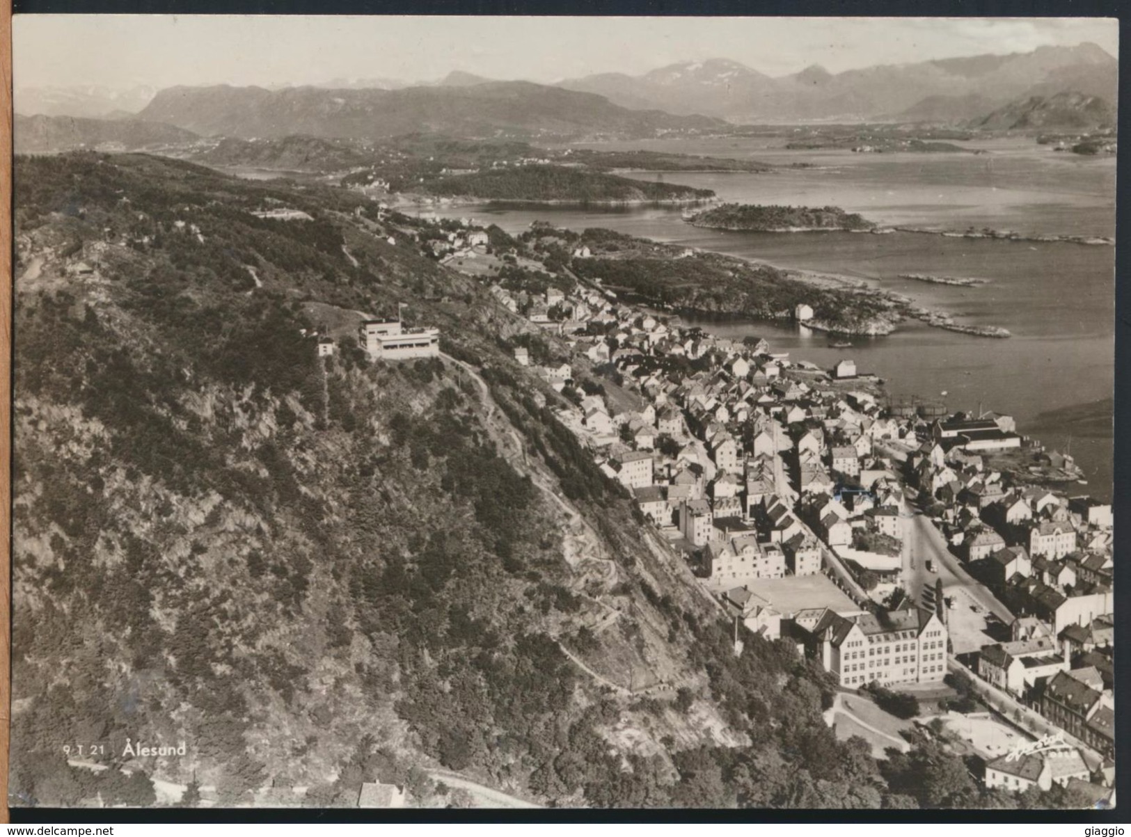 °°° 6470- NORWAY - ALESUND - PANORAMA - 1953 With Stamps °°° - Norwegen