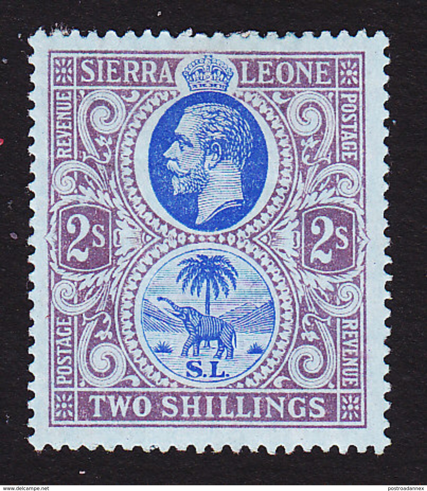 Sierra Leone, Scott #116, Mint Hinged, George V, Issued 1912 - Sierra Leone (...-1960)