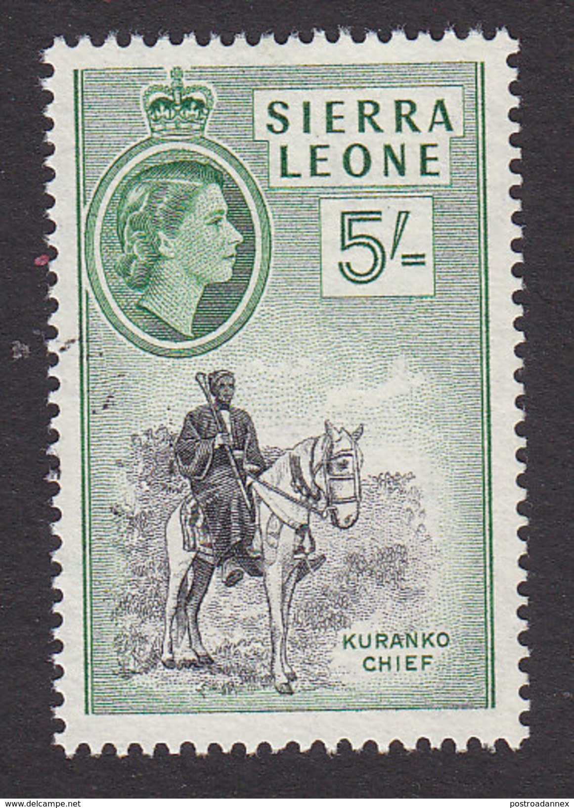 Sierra Leone, Scott #205, Used, Queen Elizabeth II, Issued 1956 - Sierra Leone (...-1960)