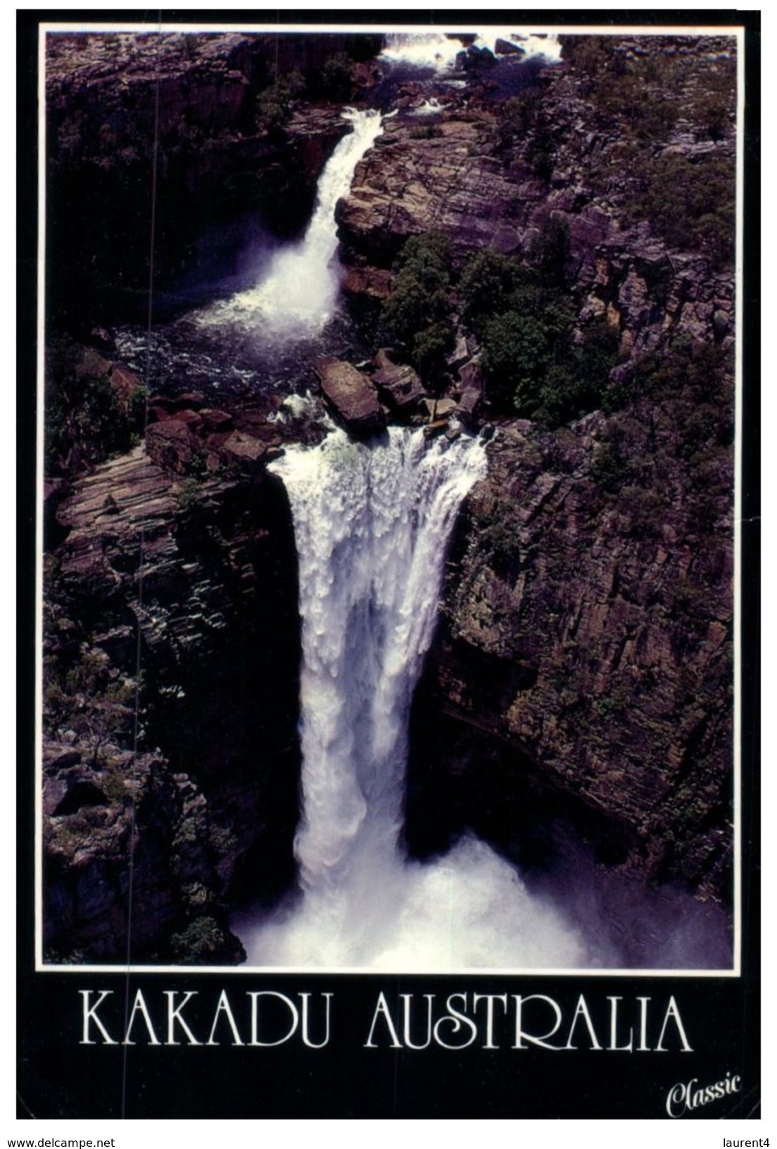 (531) Australia - (with Stamp At Back Of Postcard) NT - Kakadu NP Waterfall - Kakadu