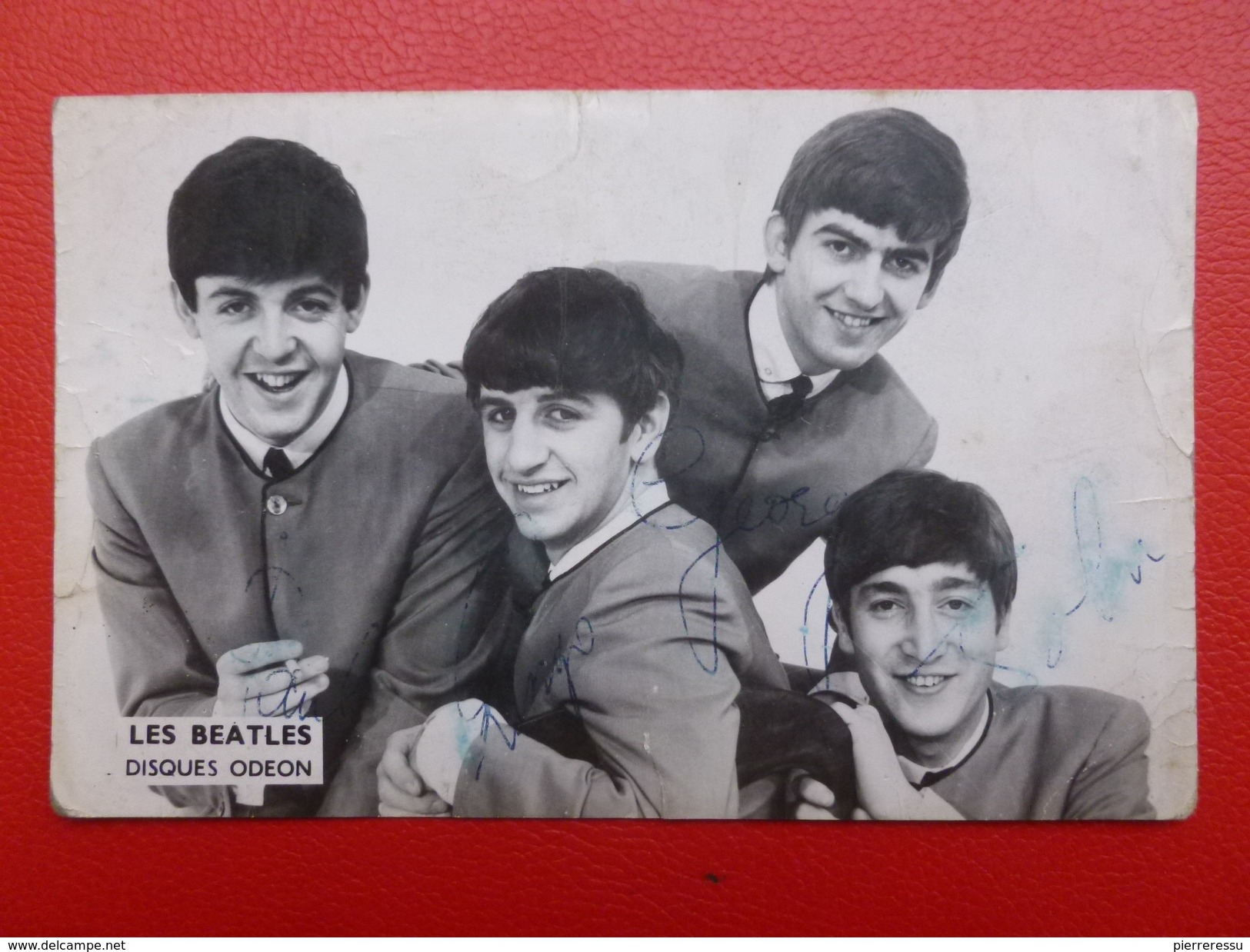 LES BEATLES AUTOGRAPHE - Singers & Musicians