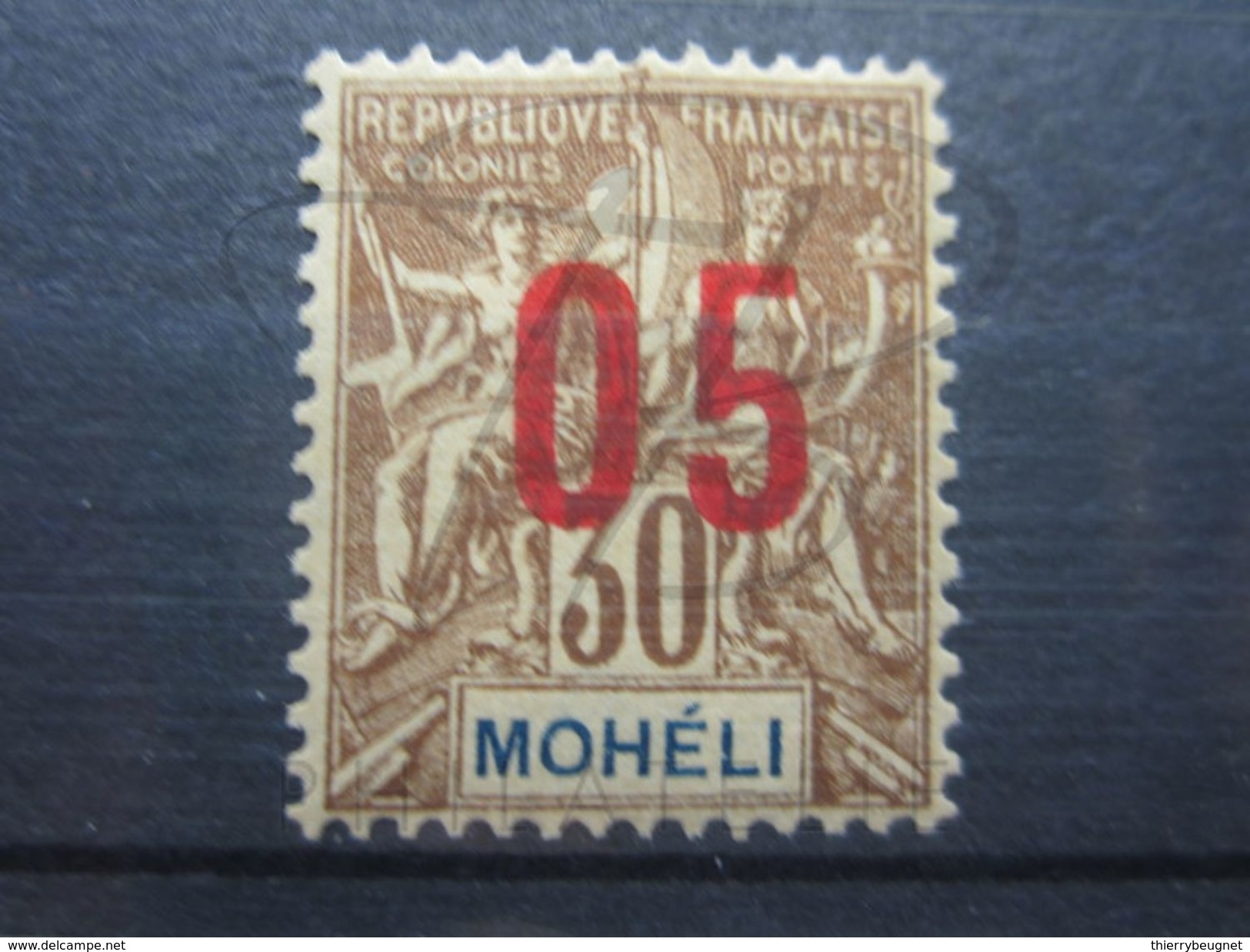 VEND BEAU TIMBRE DE MOHELI N° 19 (A) , X !!! - Unused Stamps