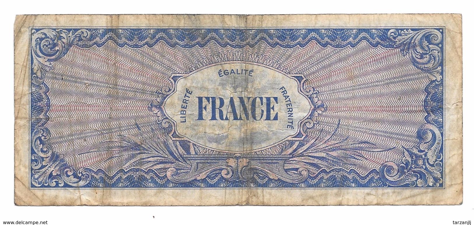 Billet De 100 Francs WWII 1944 Monnaie De Necessité - 1944 Flag/France