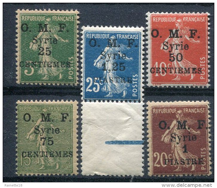 Syrie                   57/61 ** - Unused Stamps