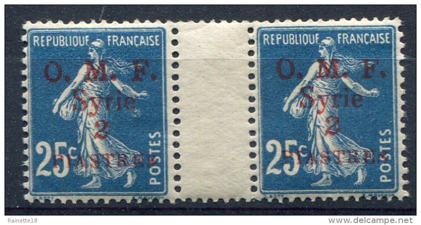 Syrie                  Paire   37 ** - Unused Stamps