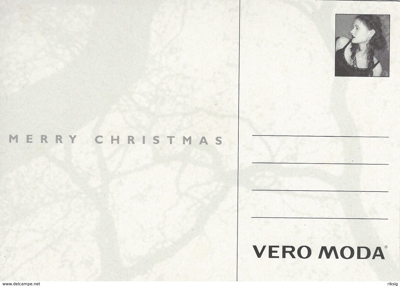 Ladies Fashion.  Vero Moda.  "Christmas Card"    # 07101 - Fashion